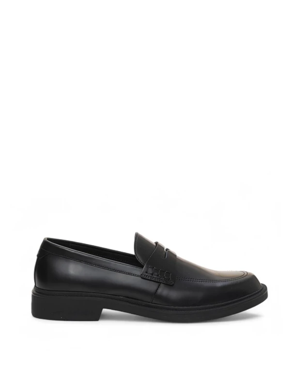 BOSS Men's Ronnin_loaf_bo Loafer, Black 1, 8 UK