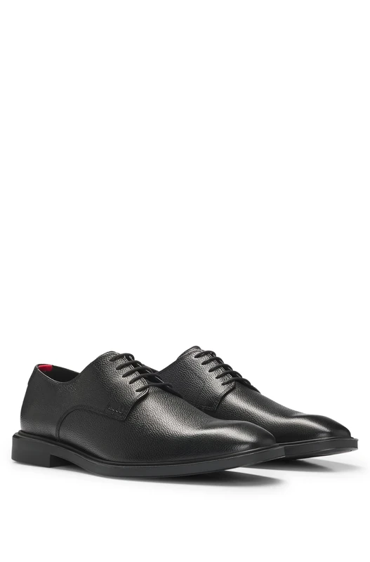 Hugo Men's Gryff_derb_grlt Derby, Black 1, 7 UK