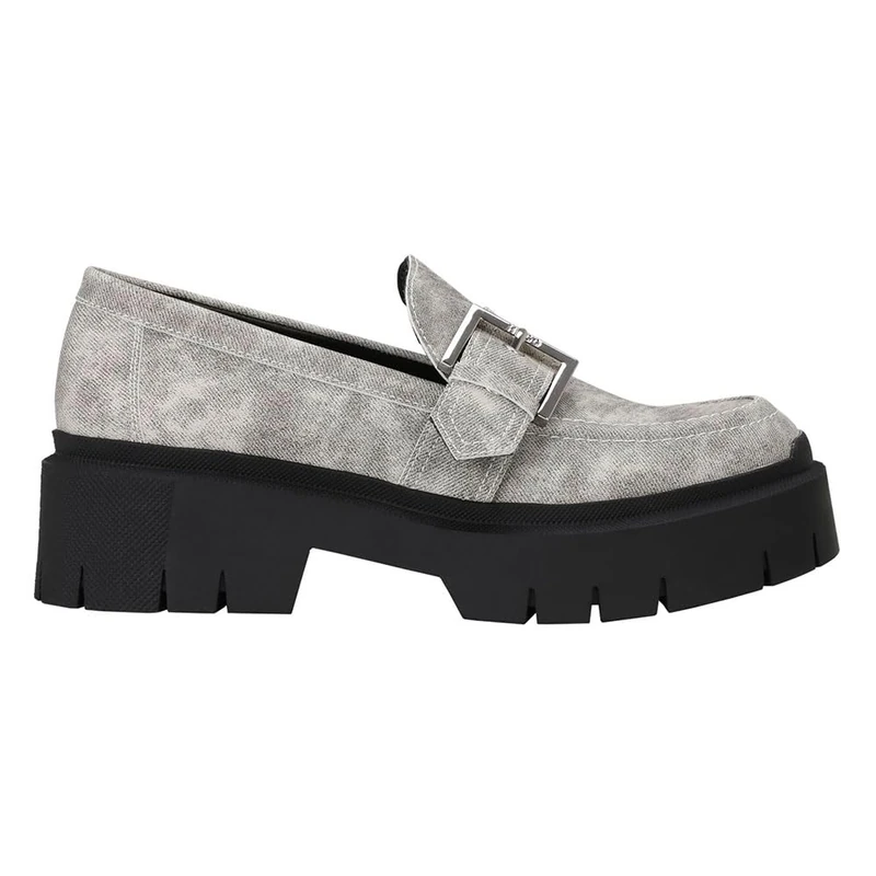 Hugo Women's Kris BKDPU Loafer_Flats, Open Grey60, 9 UK