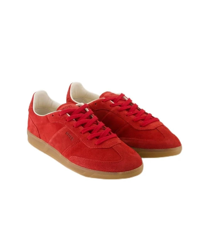 BOSS Women's Brenta_Tenn_fullsd Trainers, Dark Red608, 2 UK