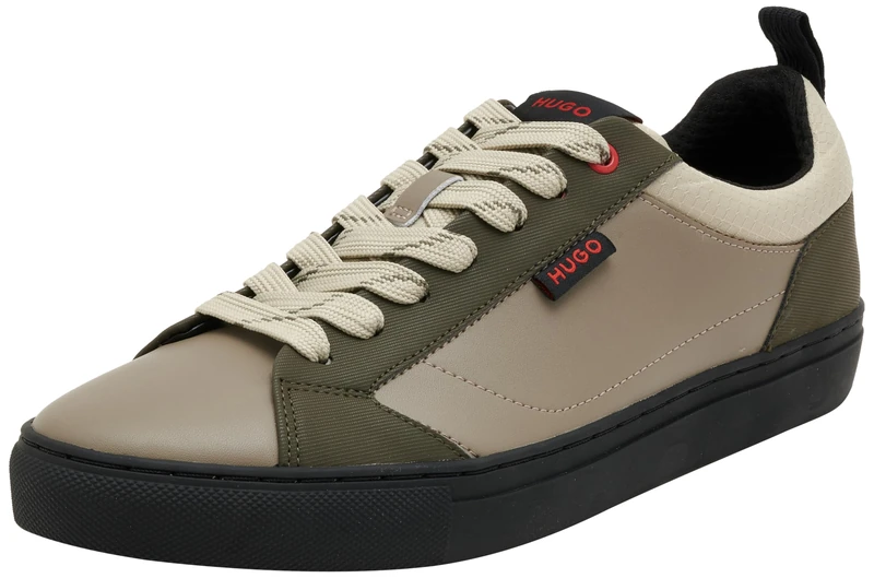 Hugo Men's Morrie_Tenn_alpu Tennis, Open Brown246, 10 UK