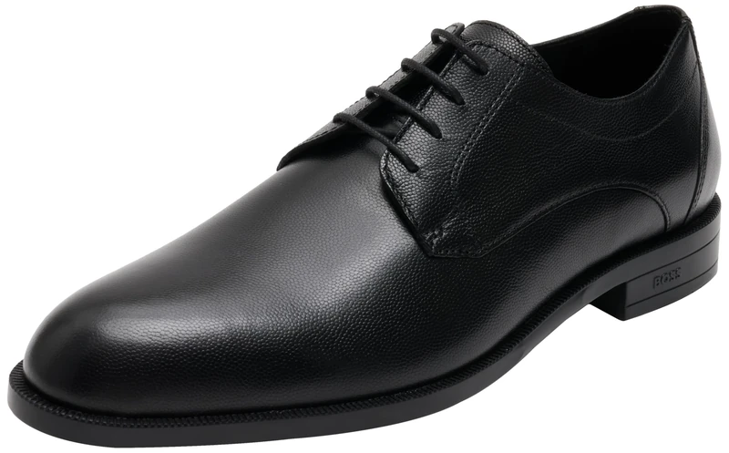 BOSS Men's Tayil_derb_grpr Derby, Black 1, 5.5 UK