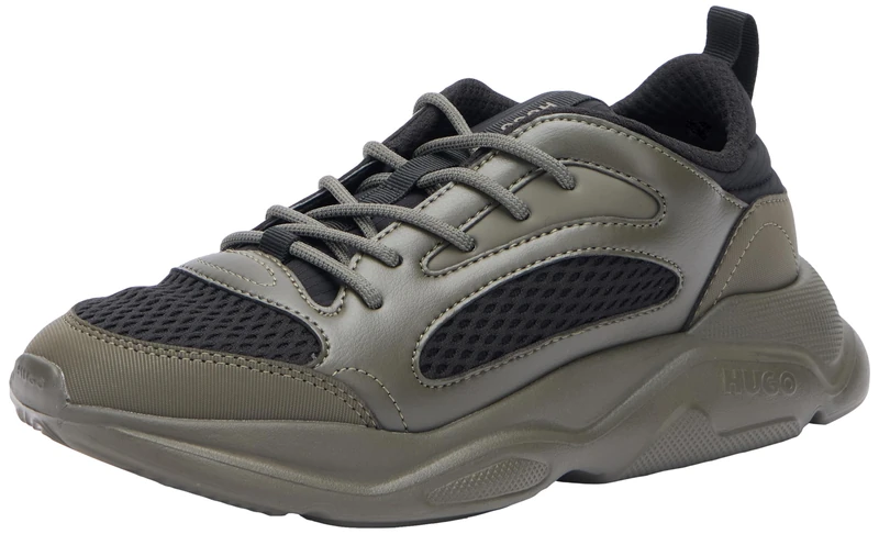 Hugo Leon_Runn_Pume Men's Running Shoes, Dark Green309, 12 UK