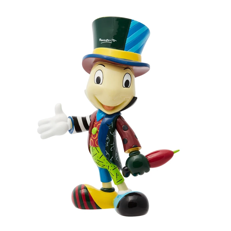 Enesco Romero Britto Jiminy Cricket 8" Figurine