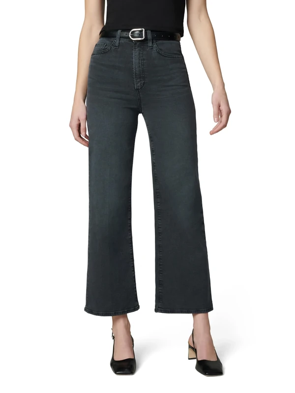 Joe's Women's The Mia High Rise Wide Leg Ankle Jean, Black Cat, 28