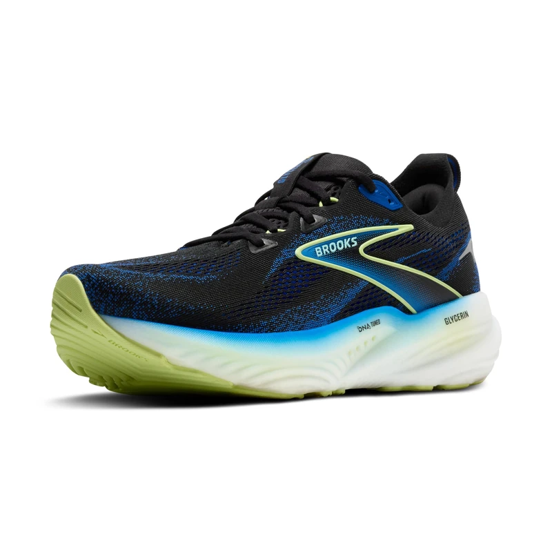 BROOKS 1104451D002 Glycerin 22 Men Black/Cobalt/Neo Yellow UK 13 - Image 1