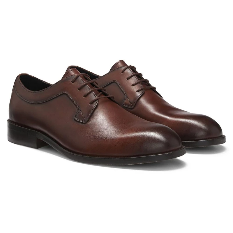 BOSS Men's Limber_derb_lt Derby, Medium Brown210, 6.5 UK