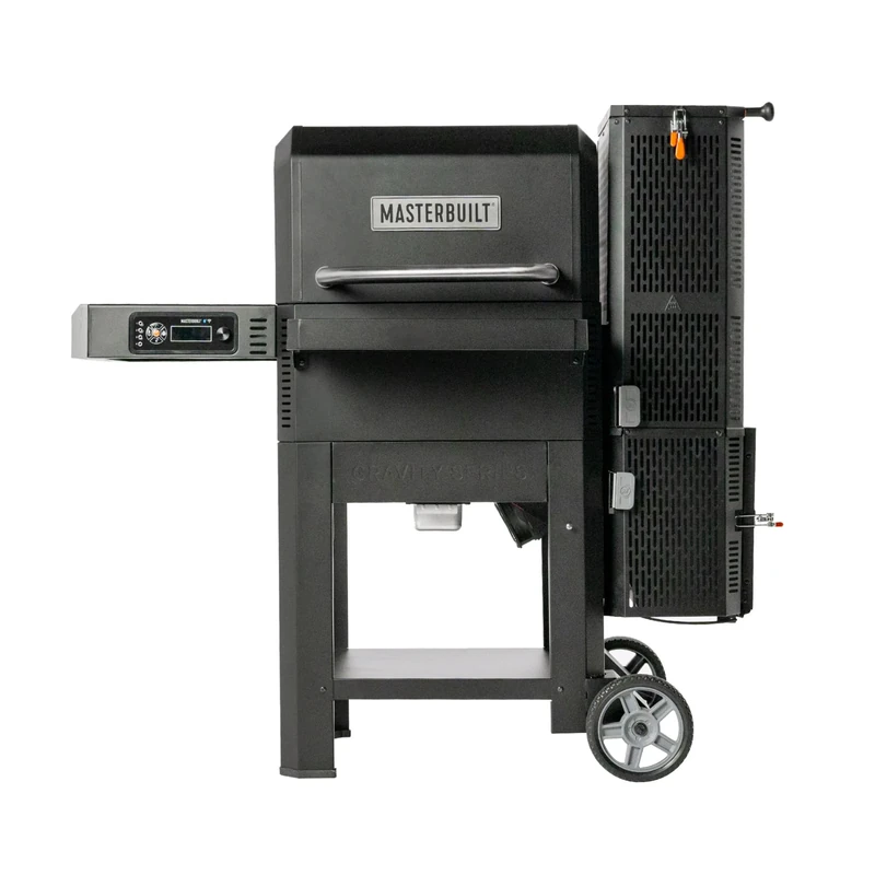 Masterbuilt Gravity Series 600 Digital Charcoal Grill and Smoker – Charcoal BBQ Smoker with Digital Control, High-Heat Searing, Low & Slow Cooking, Compatible with Pizza Oven and Rotisserie