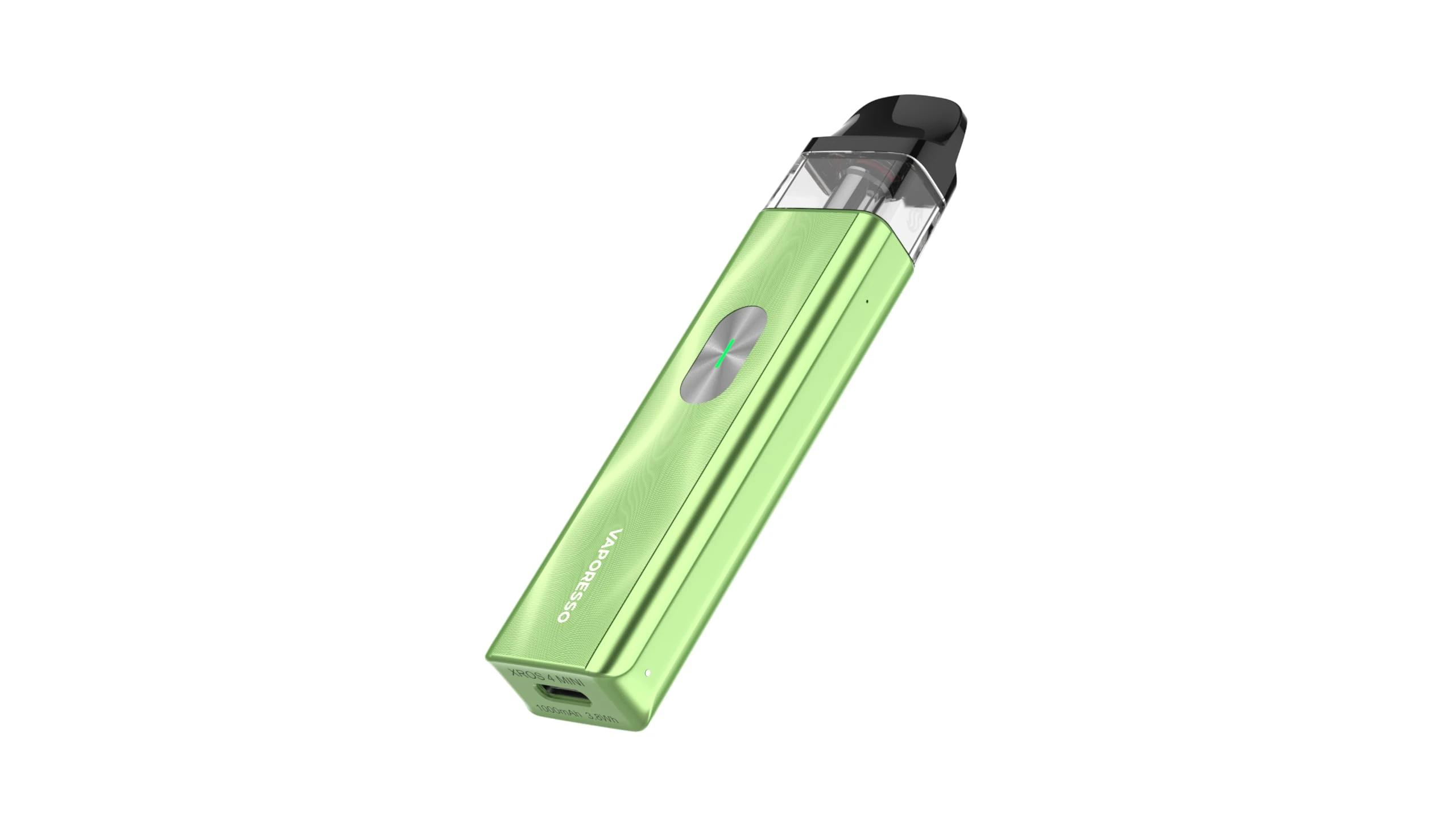 Vaporesso Xros 4 MINI Kit 16W 1000mAh Integrated Battery USB-C Fast Charging Adjustable Airflow No Nicotine (Ice Green)