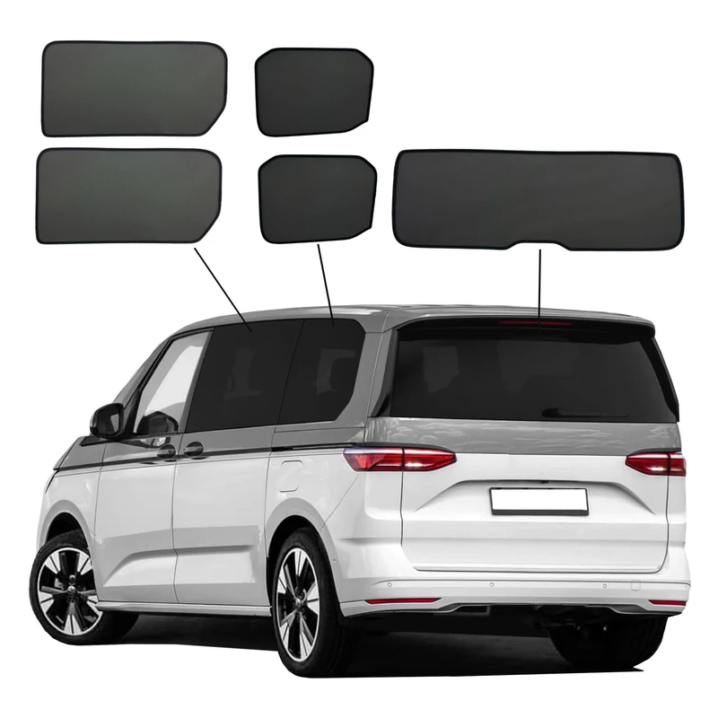 SunClip Privacy and Sun protection compatible with Volkswagen Multivan T7 2021-