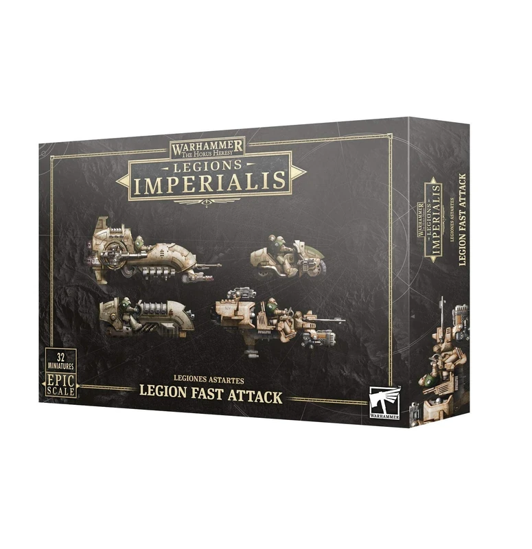 Warhammer Games Workshop Horus Heresy - Legions Imperialis: Legion Fast Attack [EPIC SCALE], Red, Black, Metallic