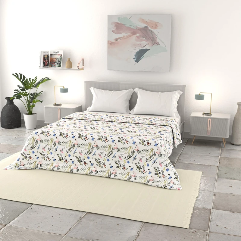 BASIC Summer Printed Quilt, Made in Italy, Provence, Double 250 x 240 cm