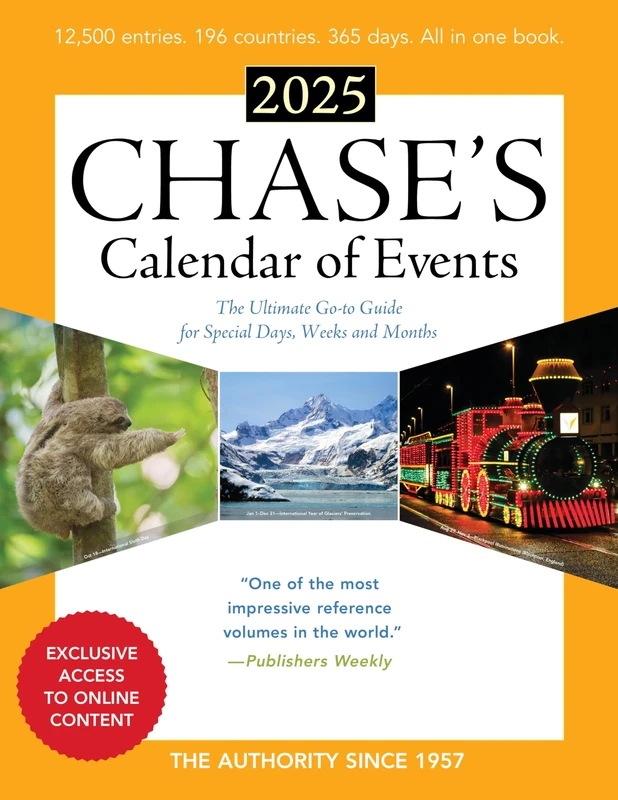 Chase's Calendar of Events 2025: The Ultimate Go-to Guide for Special Days, Weeks and Months, 68th Edition - Image 1