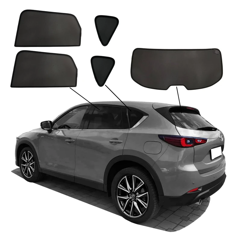 SunClip Privacy & Sun protection compatible with Mazda CX-5 II (KF) 2017-