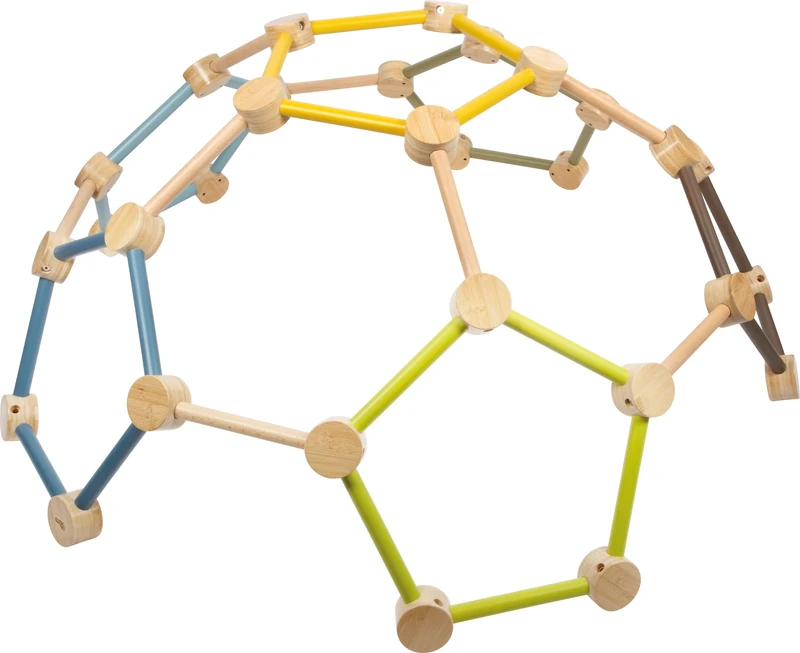 Small Foot Climbing Geodome Adventure, versatile climbing equipment, robust wood, for kids aged 2+ years, 12487