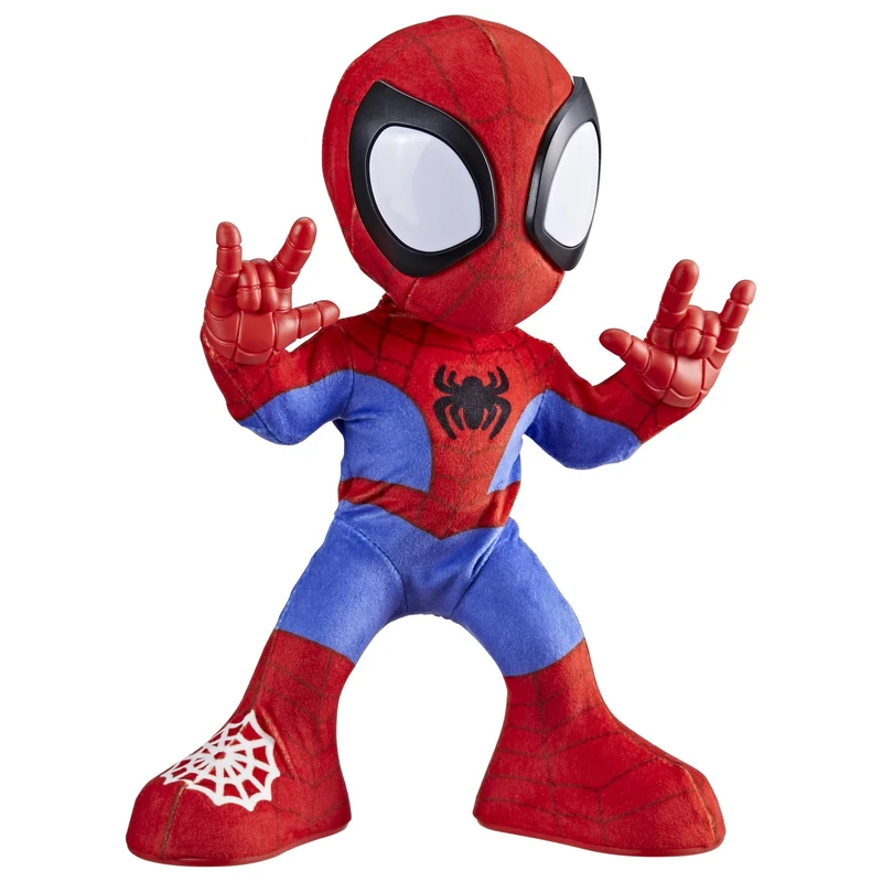 SPIDEY AND HIS AMAZING FRIENDS Marvel Dance 'N Crawl Spidey Interactive Plush Toy