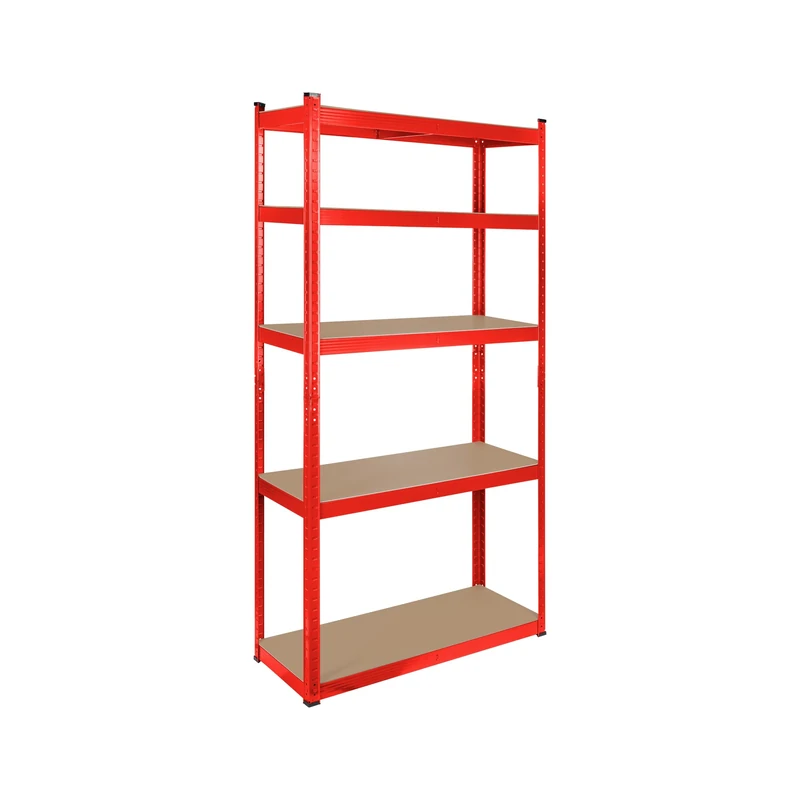 Rebel Metal Storage Rack 180x90x40 Red RB-1251R