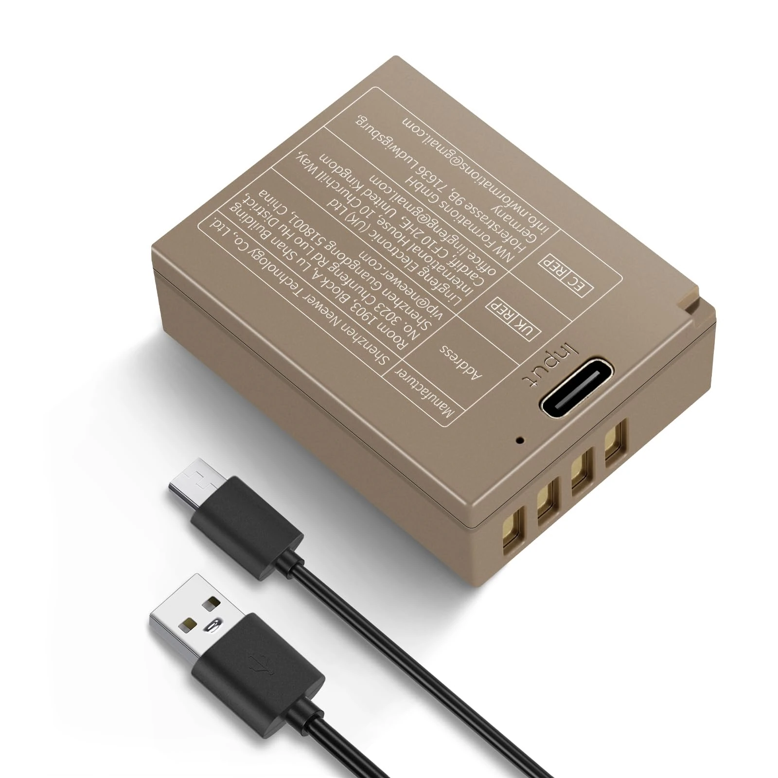 NEEWER 1050mAh NP-W126S NP-W126 Replacement Camera Battery for Fuji X100VI X-T30 II X-S10, 2.65 Hours Full Charge with USB Type C Fast Charging Compatible with Fuji X-T200 X100F X-A10 X-E4 X-Pro3 X-T3