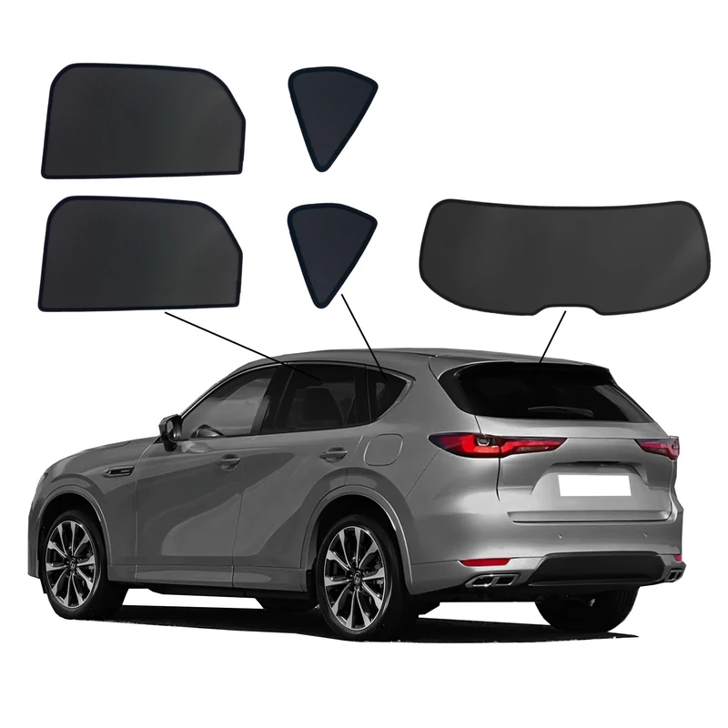 SunClip Privacy and Sun protection compatible with Mazda CX-60 (KH) 2022-