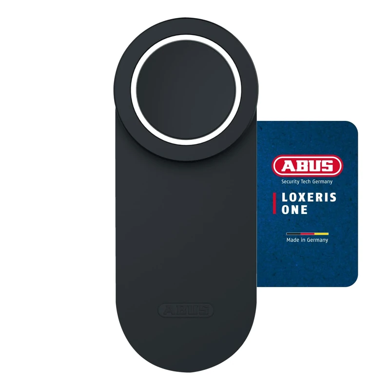 ABUS Loxeris One Door Lock Drive - Smart Opening and Closing of Entrance Door via App - Electronic Door Lock with Access Control - Easy Installation Without Cable Pulling - Black