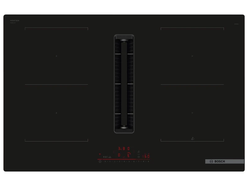 Bosch PVQ811H26E Serie 6 Induction Hob with Integrated Hood