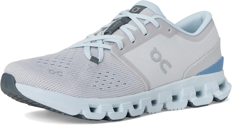 On Running 3WE30073278 Cloud X 4 Women Silver Chambray UK 5 - Image 1