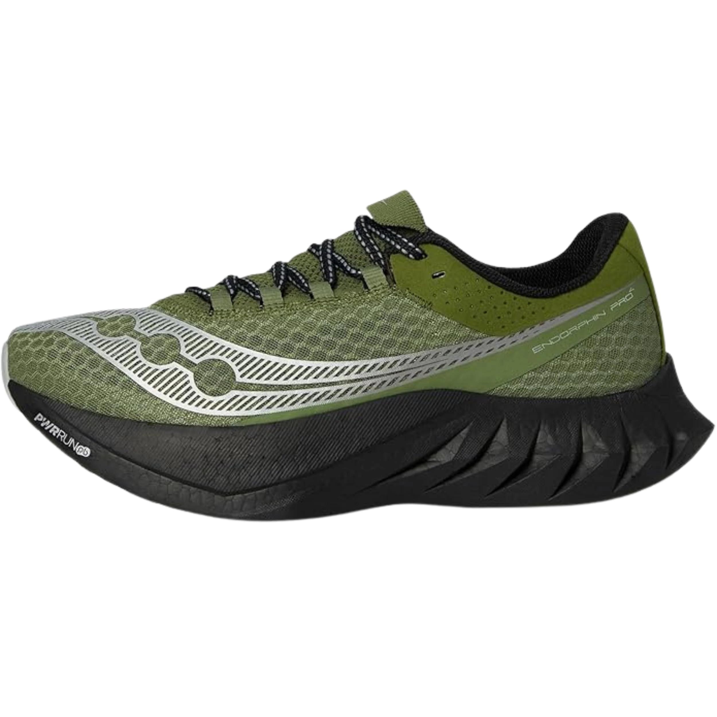 Saucony Mens Endorphin Pro 4, Olivine/Black, 11 UK
