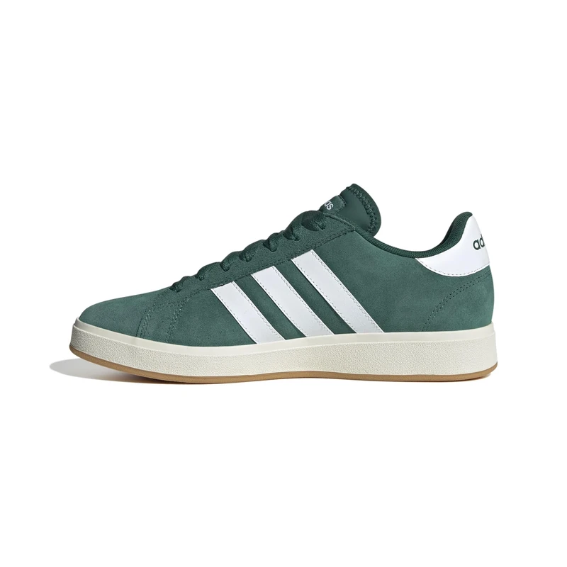 adidas Men's Grand Court Base 00s Shoes, Collegiate Green/Cloud White/Gum, 10 UK