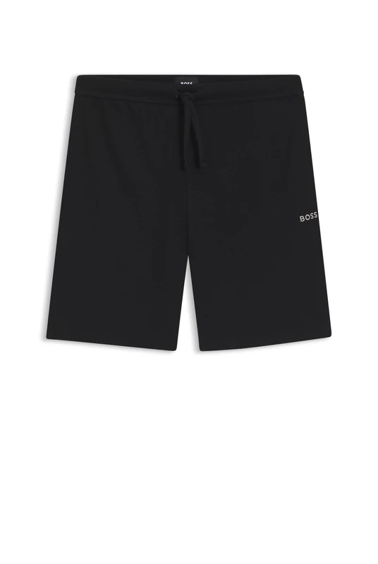 BOSS Mens Waffle Shorts Black XL