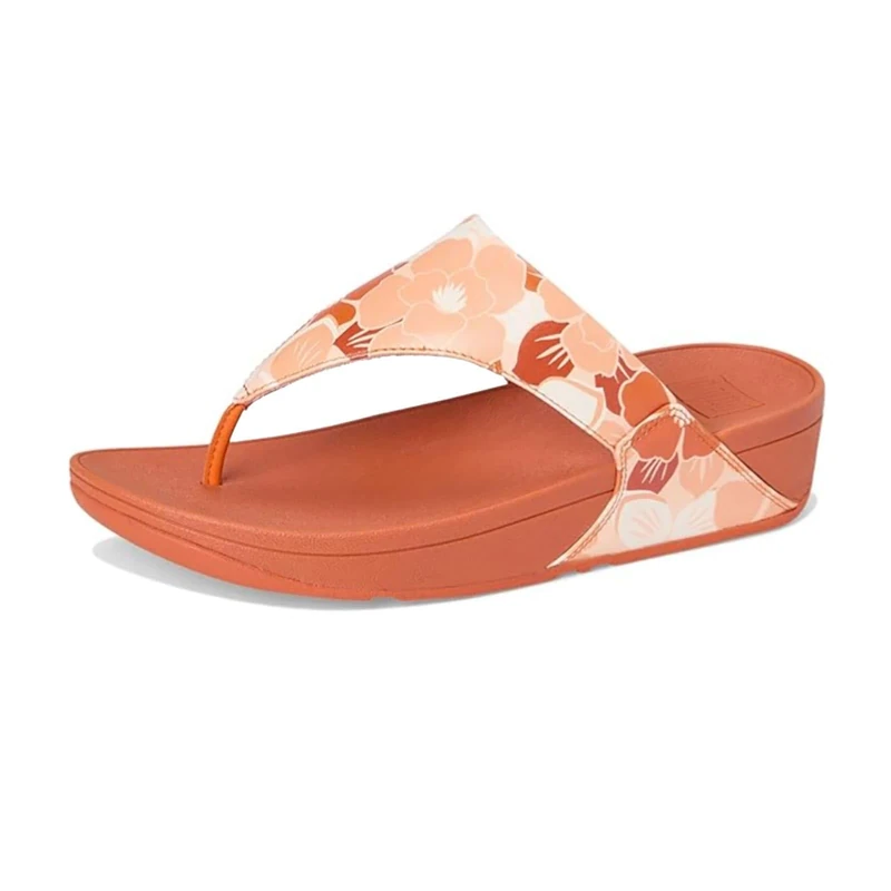 Fitflop LULU FLOWERZ LEATHER TOE-POST SANDALS