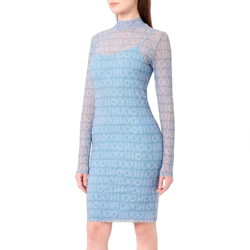 Hugo Women's Noella_b Jersey Dress, Open Miscellaneous, S - Image 1