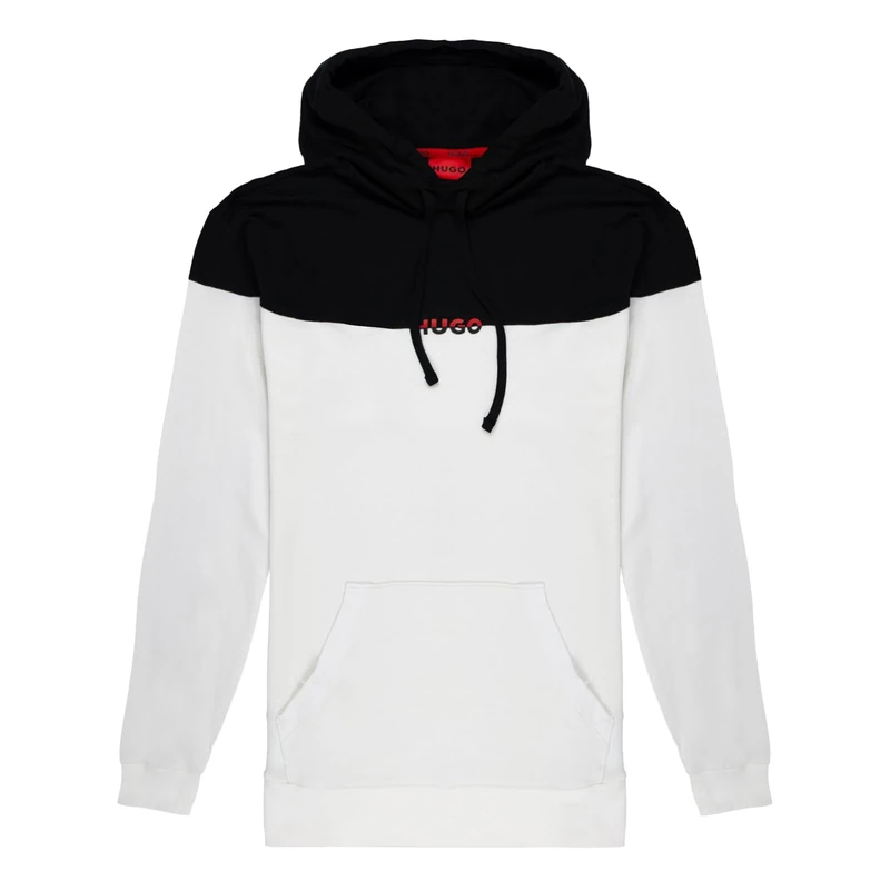 HUGO Men's Amsterdam Hoodie Loungew Sweatshirt, Black 1, XL - Image 1