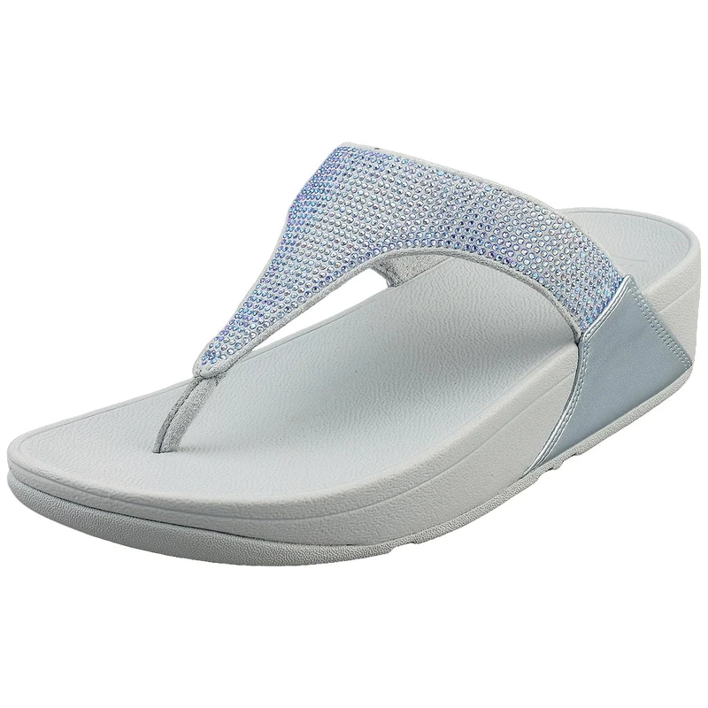 Fitflop LULU CRYSTAL EMBELLISHED TOE-POST SANDALS