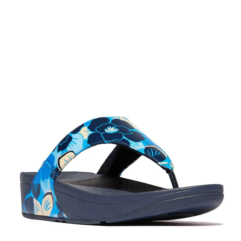 Fitflop LULU FLOWERZ LEATHER TOE-POST SANDALS