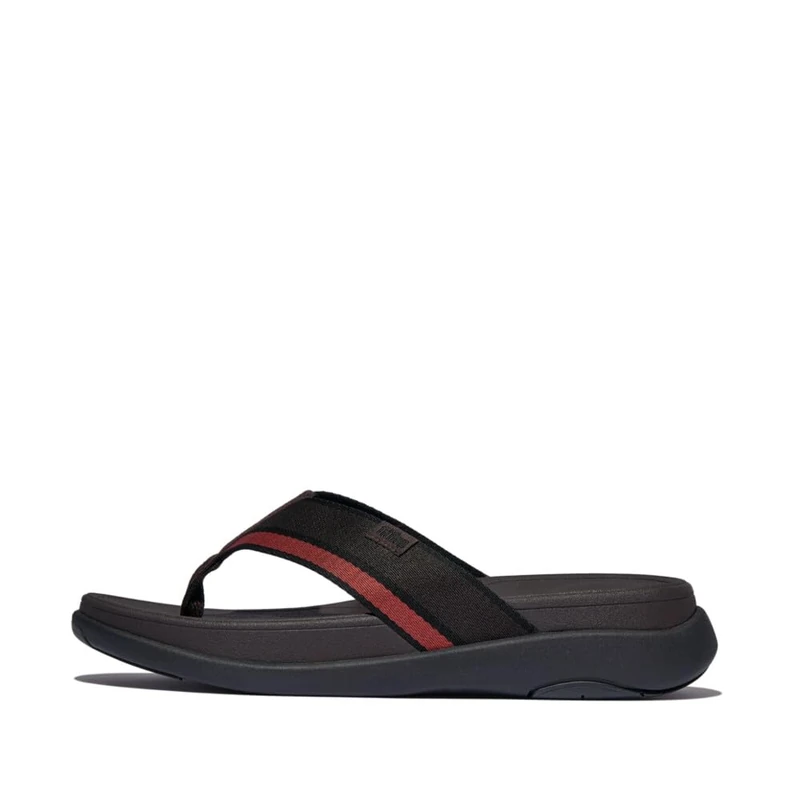 Fitflop F-MODE GO MENS TONAL-EDGE WEBBING TOE-POST SANDALS - Image 1