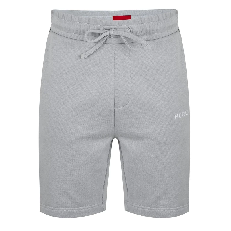 HUGO Mens Boss Sporty Logo Shorts Pastel Grey 050 XXL