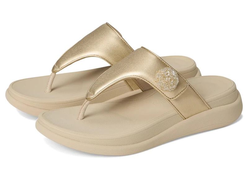 Fitflop F-MODE GO BEADIE-BUTTON ADJ. FLATFORM T/P SANDALS