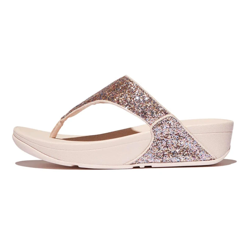Fitflop LULU MULTI-TONAL GLITTER TOE-POST SANDALS