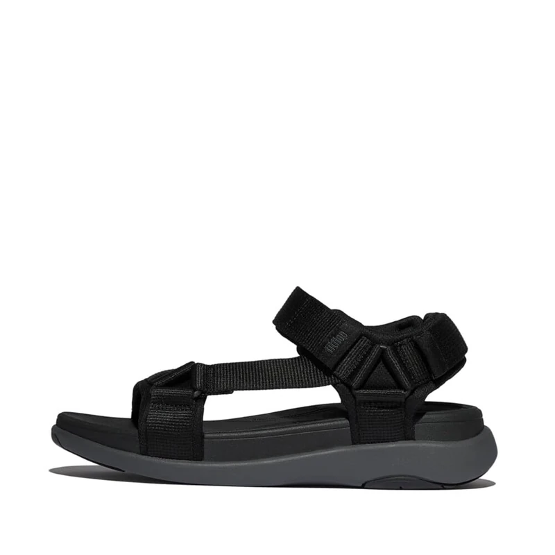 Fitflop F-MODE GO MENS ADJ. WEBBING BACK-STRAP SANDALS - Image 1