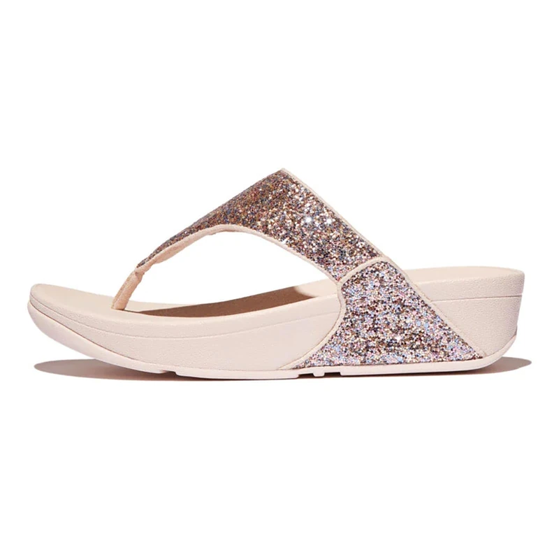 Fitflop LULU MULTI-TONAL GLITTER TOE-POST SANDALS