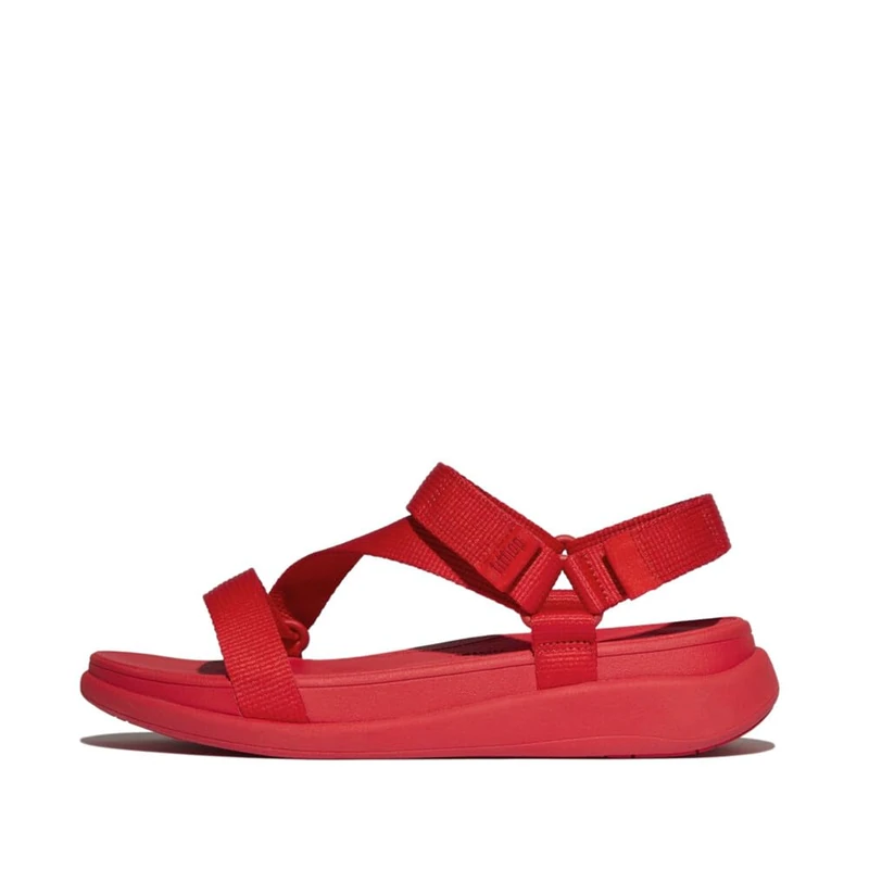 Fitflop F-MODE GO ADJ. WEBBING FLATFORM Z-STRAP SANDALS