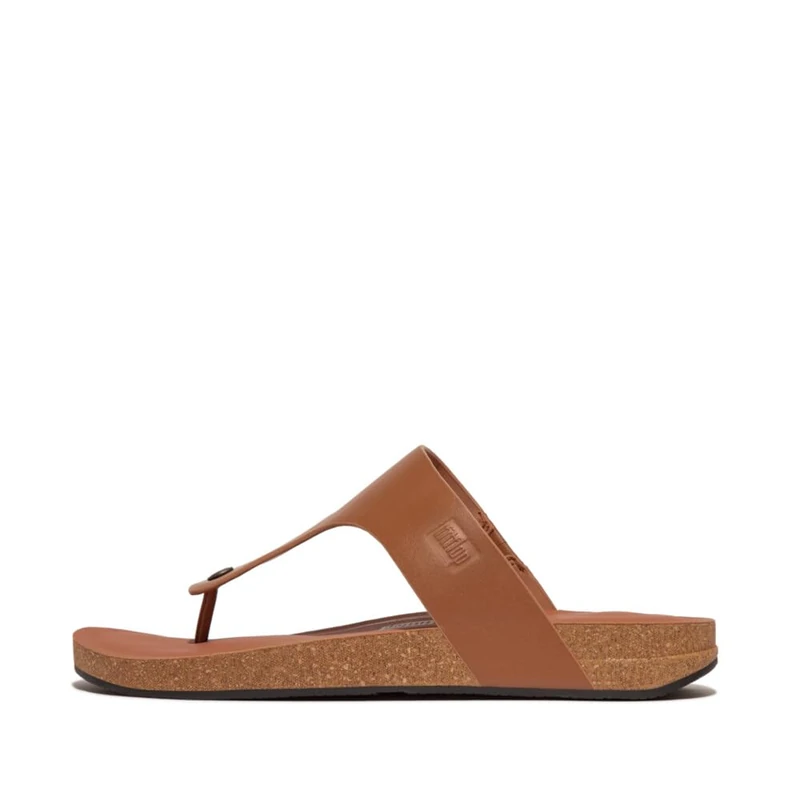 Fitflop iQUSHION MEN'S LEATHER TOE-POST SANDALS