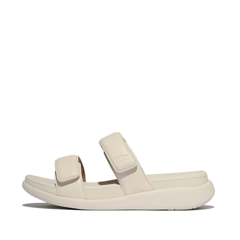 Fitflop F-MODE GO ADJUSTABLE FLATFORM TWO-BAR SLIDES