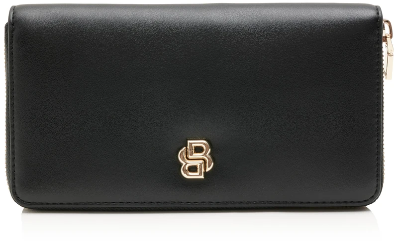 BOSS Women B_icon Zip Around Pf Wallet, Black 1, OneSize