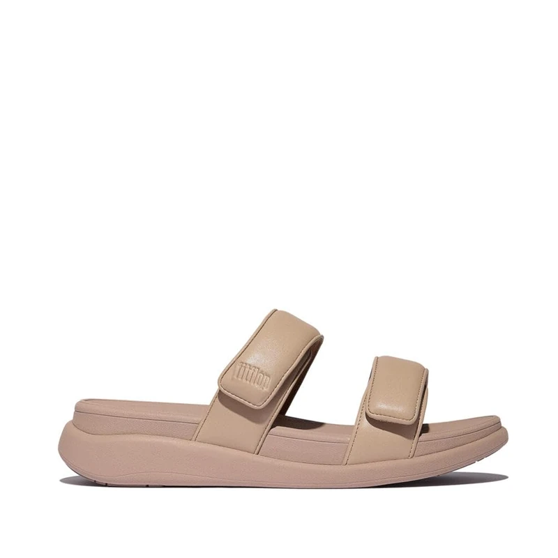 Fitflop F-MODE GO ADJUSTABLE FLATFORM TWO-BAR SLIDES