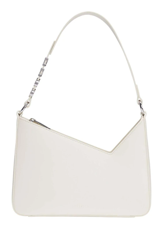 HUGO Women's Mel Shoulder Bag, Open White110, One Size