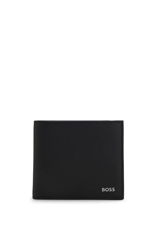 BOSS Mens Zair 8cc N. Billfold Wallet with foil-Embossed Logo