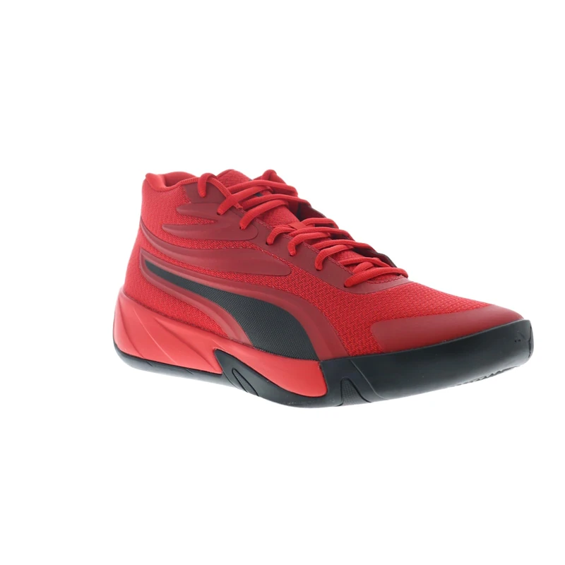 PUMA Men's Court Pro Basketball Shoes, for All Time Red-Black, 9, 8 UK