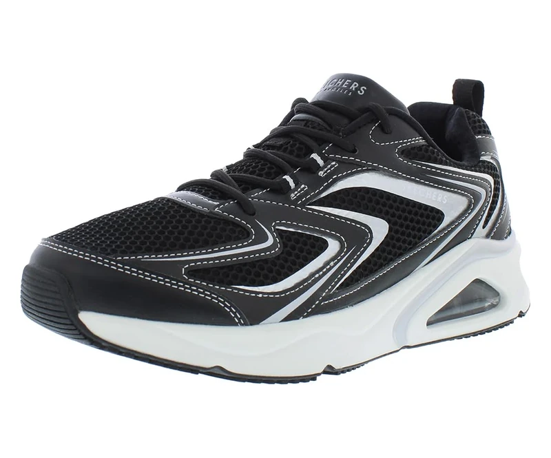Skechers Tres Air Vision Airy Mens Shoes Size 13, Color: Black