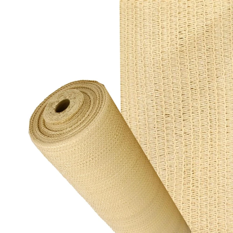 Saturnia 1.5m x 50m Roll Shade Netting Reducing Radiation Protection Garden Patio Temperature Regulating Beige